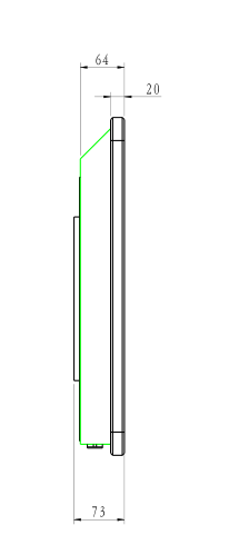 32寸壁掛廣告機1